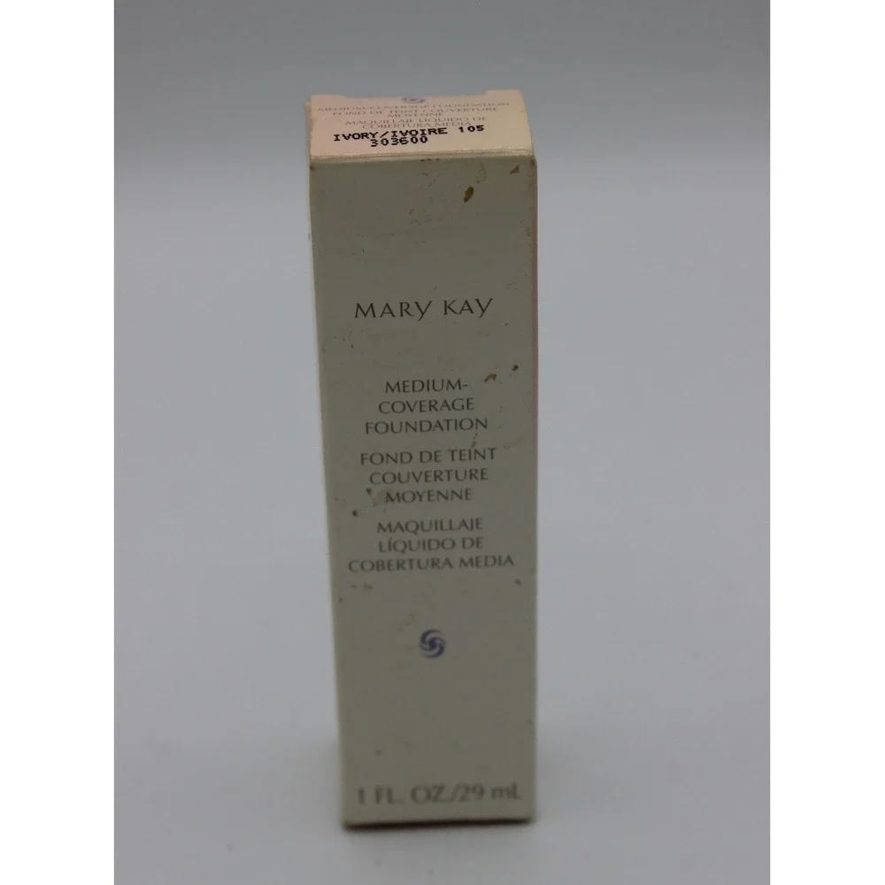 Mary Kay Med-Coverage Foundation Ivory 105 1‎ fl oz 303600 NIB